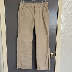 GAP Beige Favorite Chino Ankle Trouser Size 4Ankle